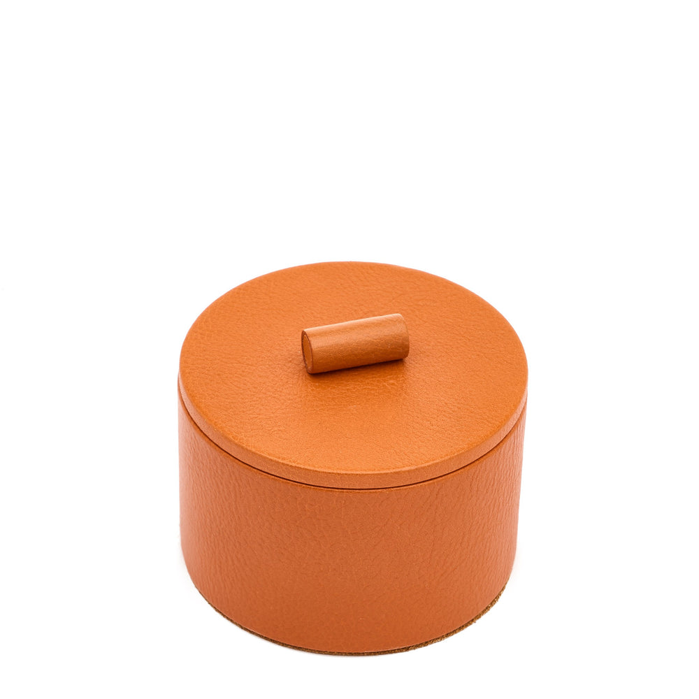 Home | Accessorio per la casa in pelle colore caramello