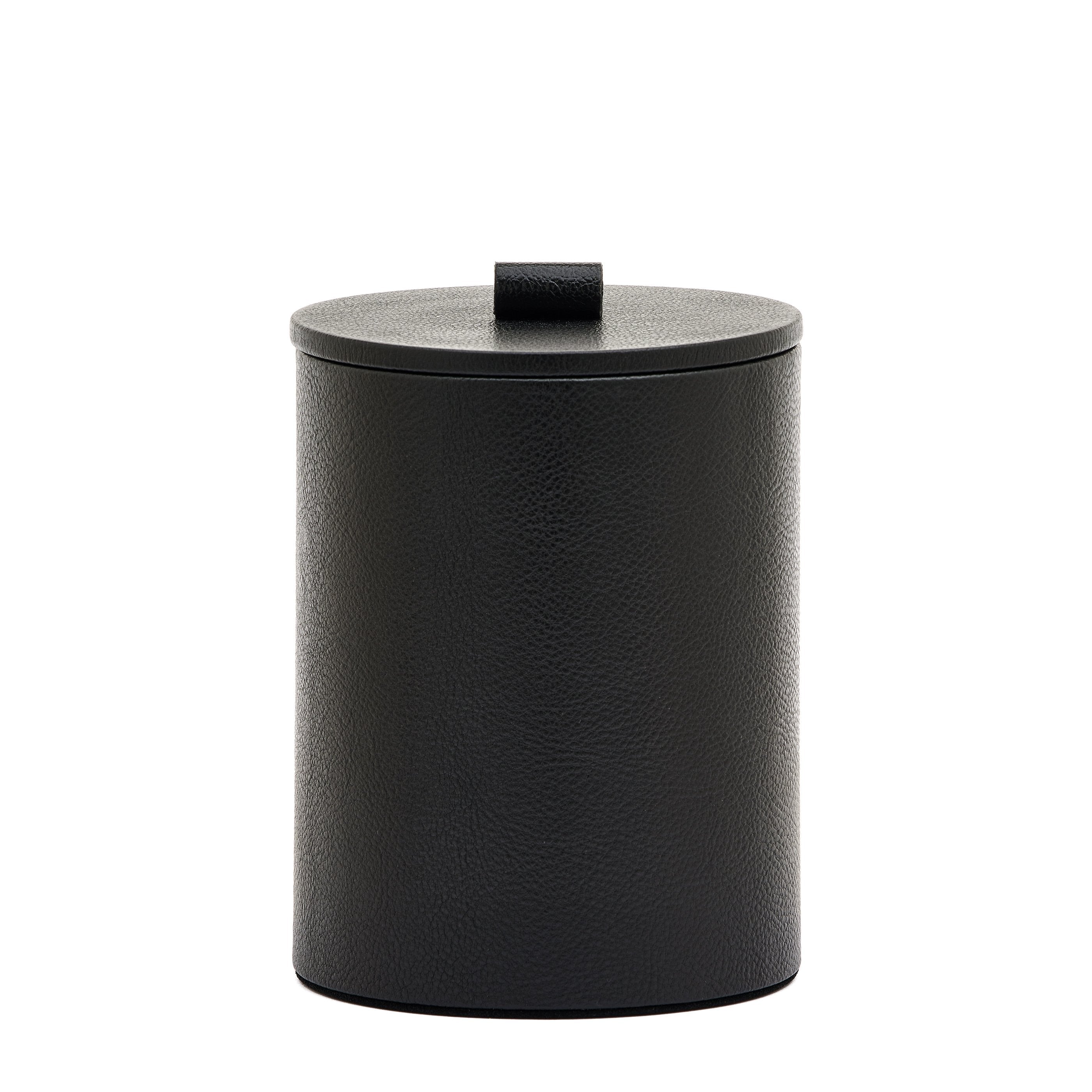 Home | Accessorio per la casa in pelle colore nero