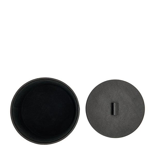 Home | Accessorio per la casa in pelle colore nero