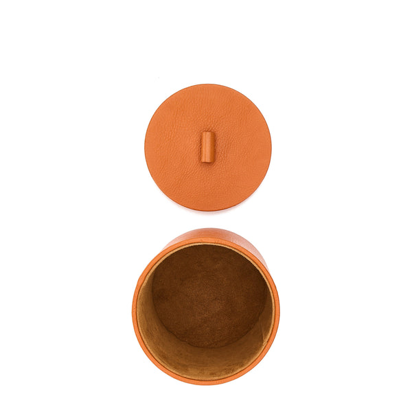 Home | Accessorio per la casa in pelle colore caramello