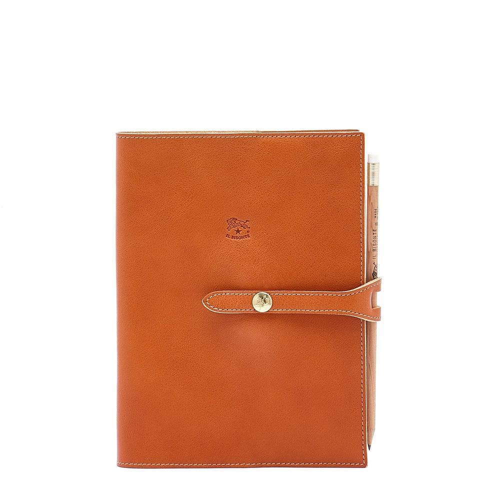 backpack leather caramel notebook 14 Note book in leather color caramel