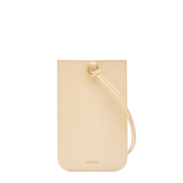 Tessa | Women's i-tech accessory in leather color milk