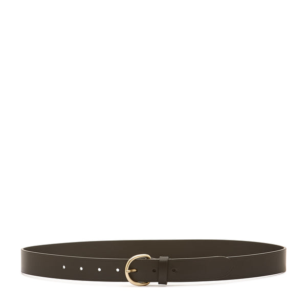 Belt in Leather color Black