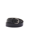 Belt in leather color black
