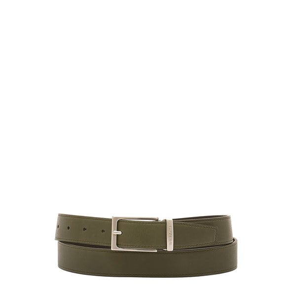 Cestello | Men's belt in vintage leather color forest