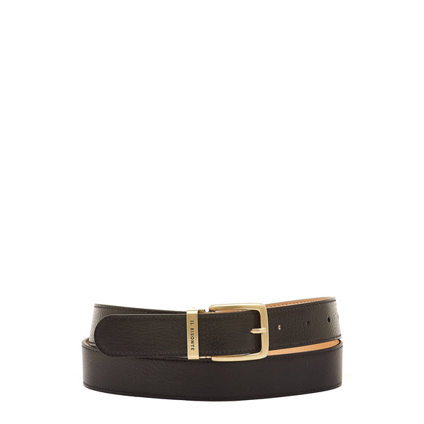 Esperia | Women's belt in leather color natural / black