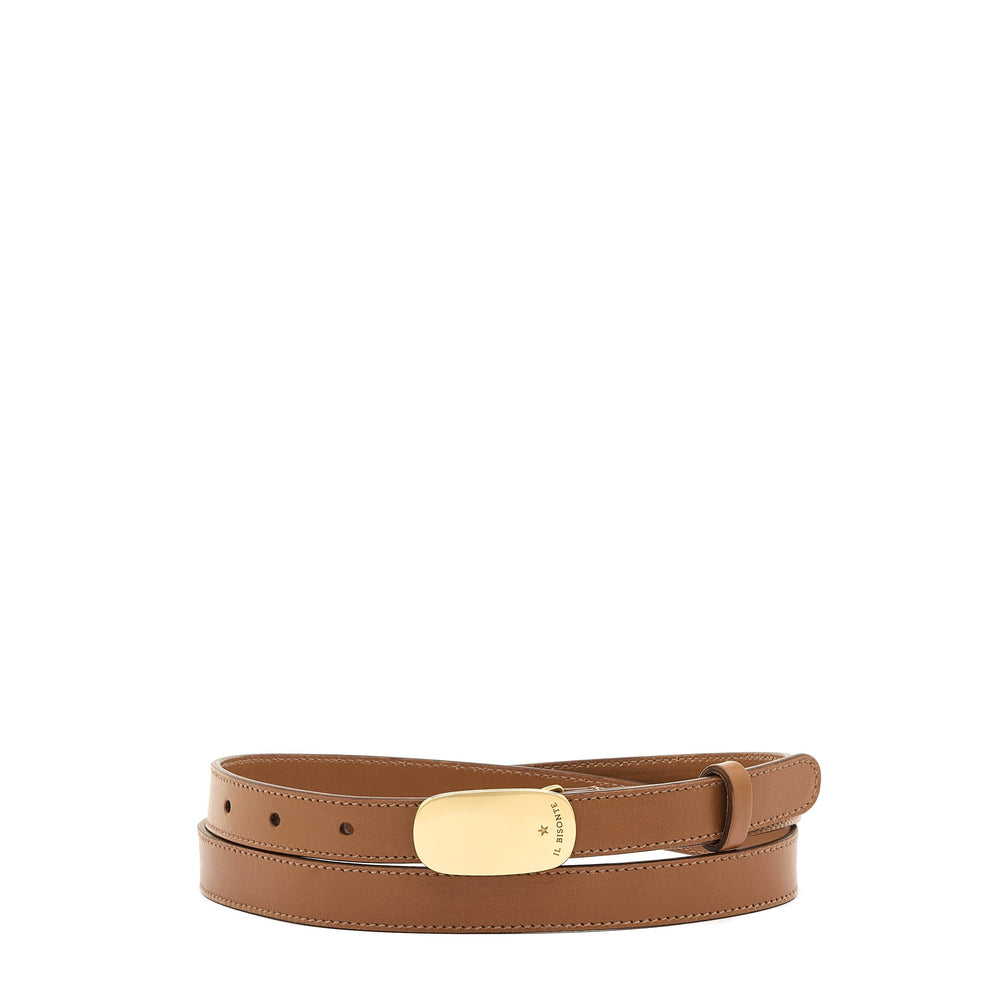 Atelier | Women's belt in leather color chocolate