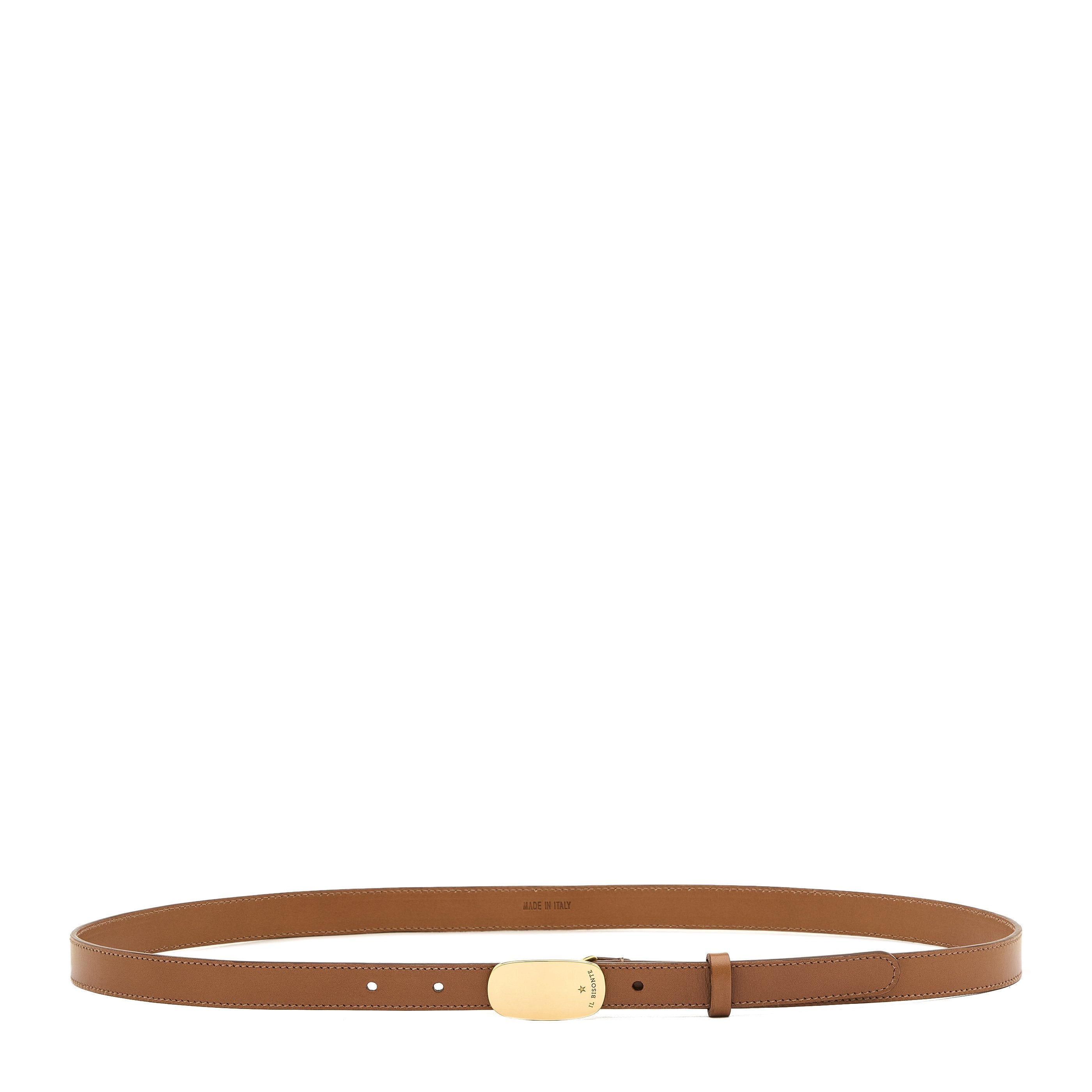 Atelier | Women's belt in leather color chocolate