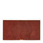 Albinia | Men's bi-fold wallet in vintage leather color sepia
