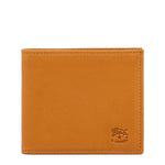 Feniglia | Men's bi-fold wallet in vintage leather color natural