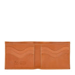 Feniglia | Men's bi-fold wallet in calf leather color caramel