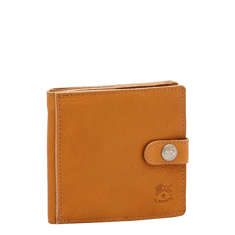 Urbalabs Portafoglio Lungo Uomo In Pelle Western – Cowboy Che Prega Alla Croce Con Borchie – Stile Libro Assegni – Idea Regalo Marrone