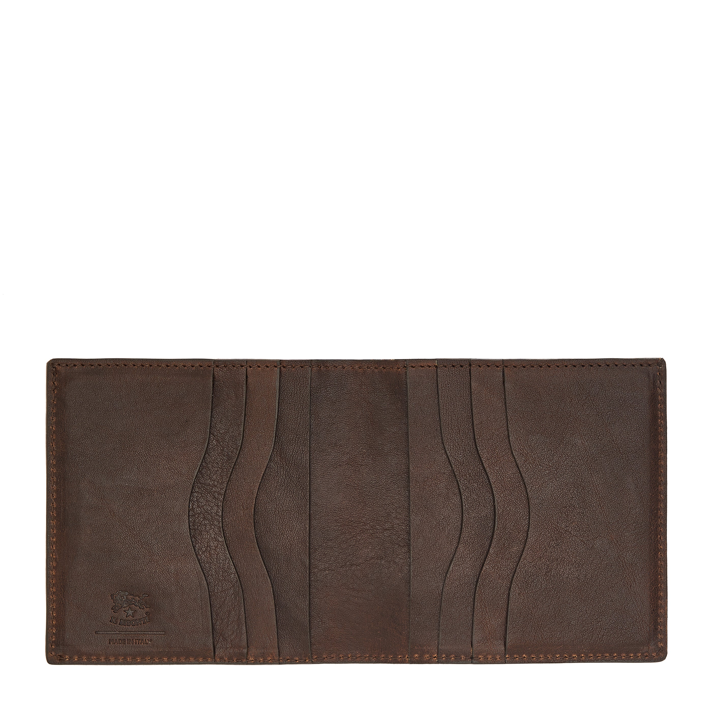 Galileo | Men's bi-fold wallet in vintage leather color coffee