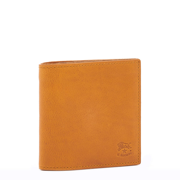 Galileo | Men's bi-fold wallet in vintage leather color natural