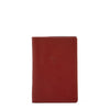 Case in calf leather color red