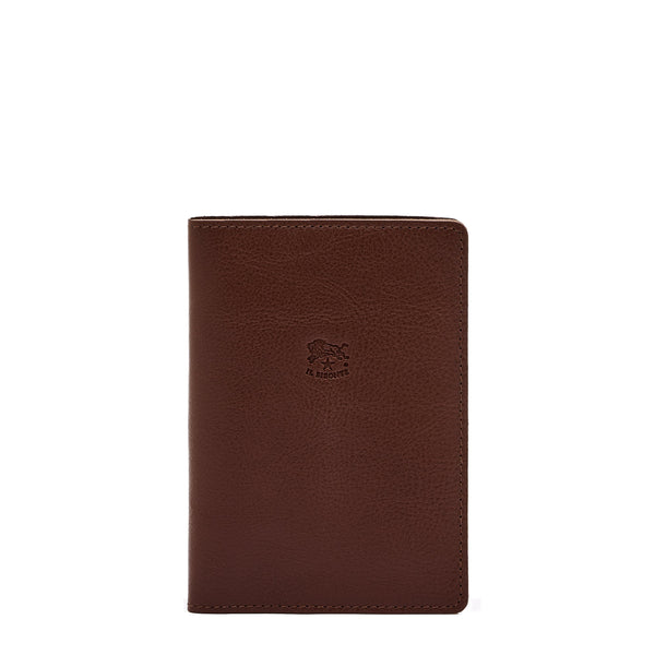 Porta Passaporto in pelle colore arabica