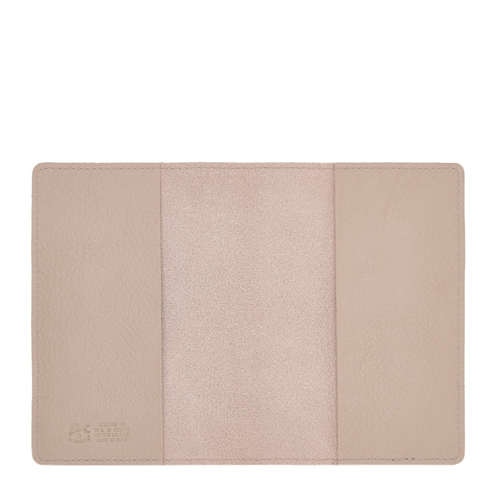 Porta Passaporto in pelle colore beige vasari