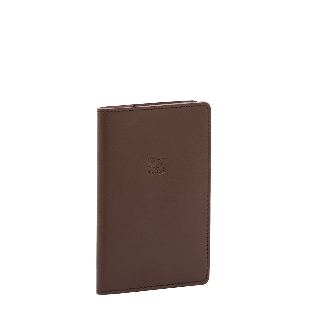 Porte passeport en cuir couleur marron tabacco — 
side view
 — 2 of 3