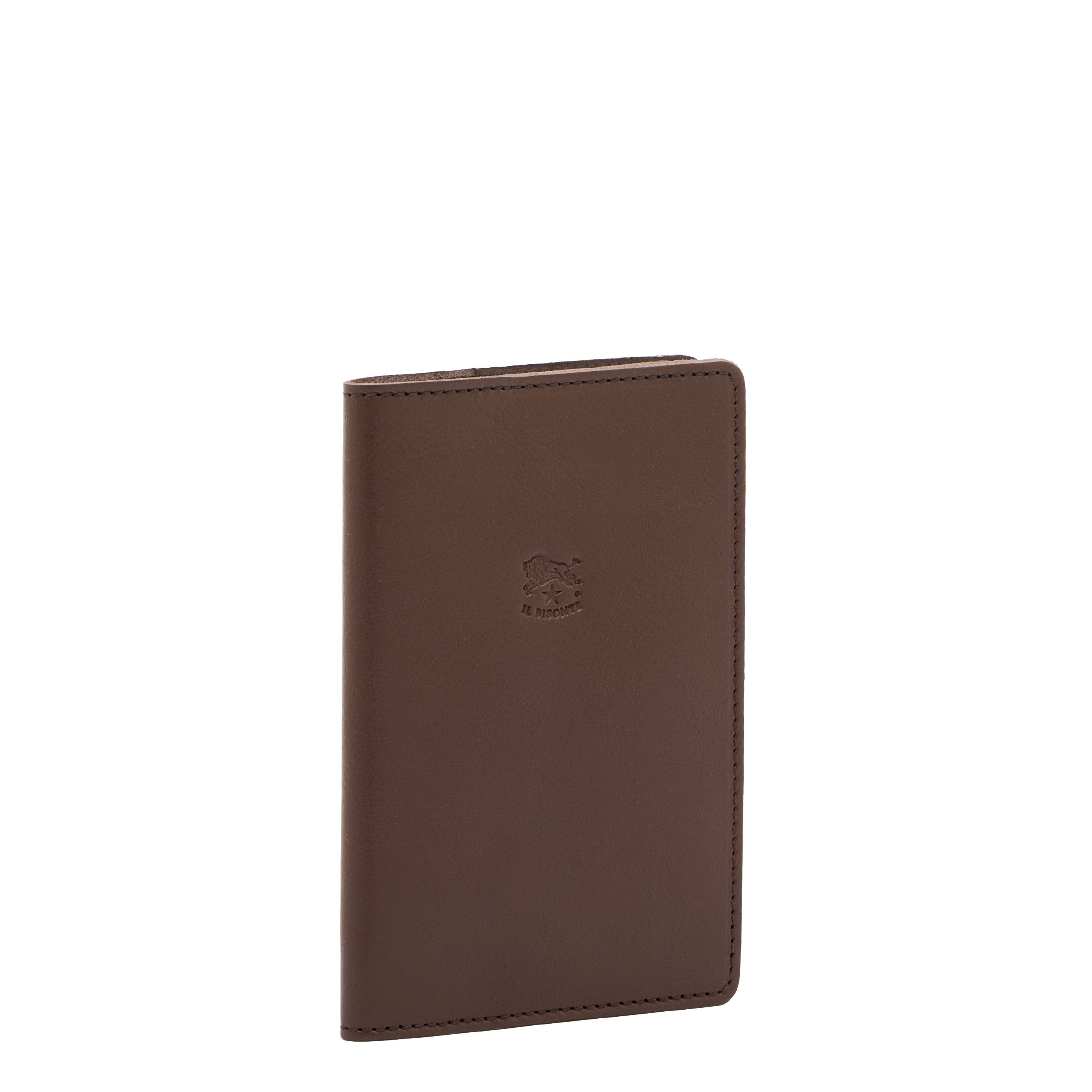 Porte passeport en cuir couleur marron tabacco — 
side view
 — 2 of 3