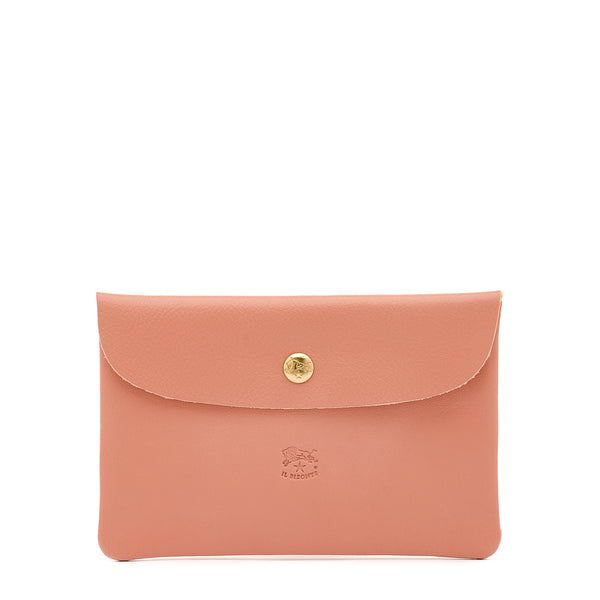 Case in leather color grapefruit