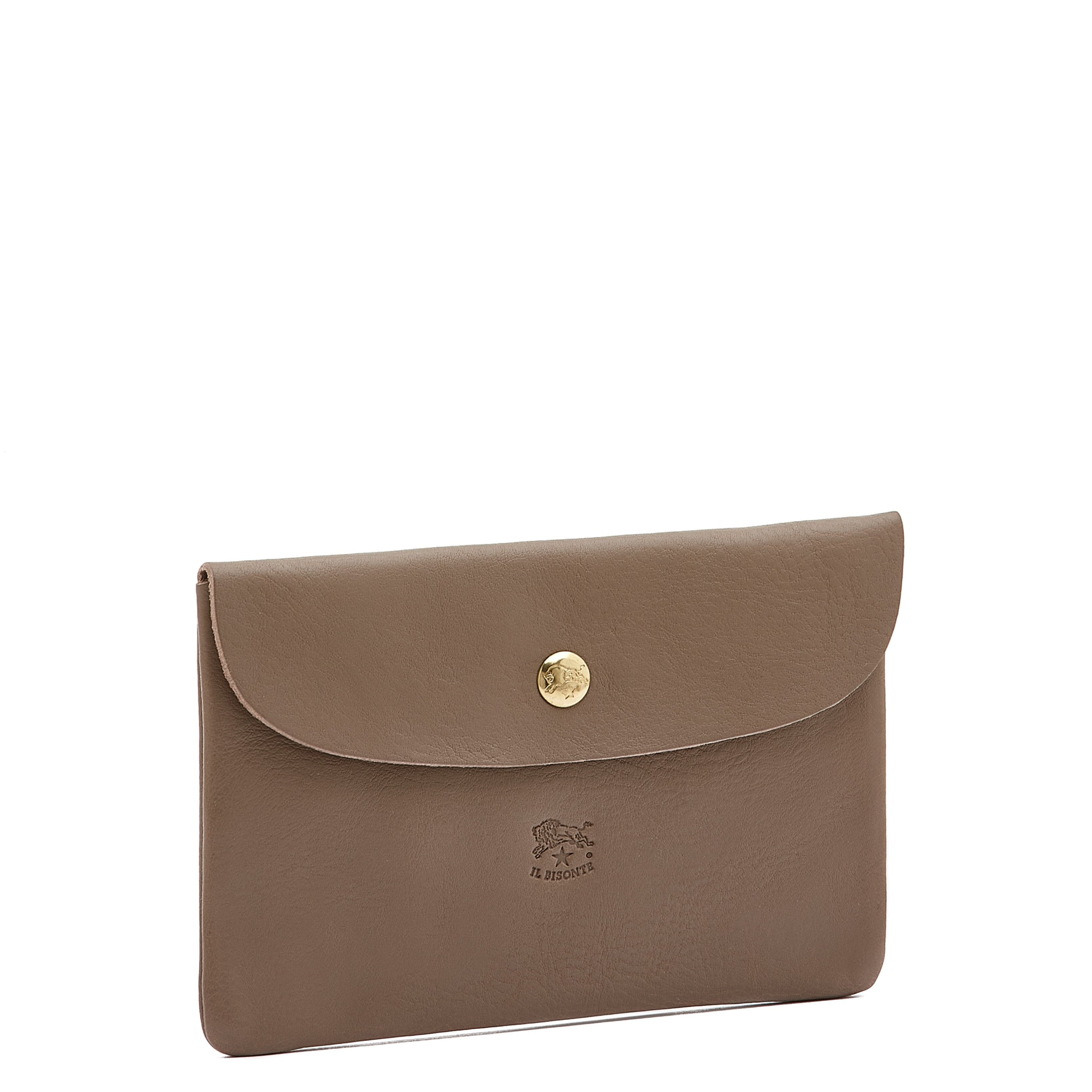 Case in Calf Leather color Light Grey