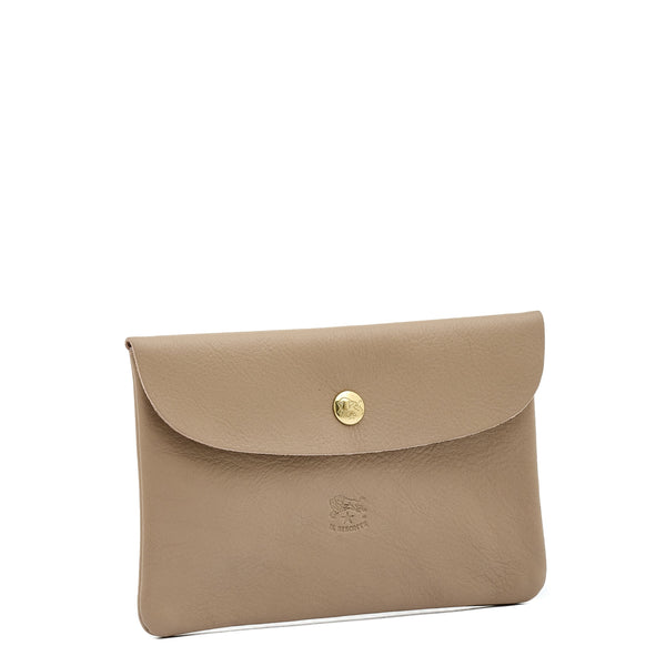 Custodia in pelle colore beige vasari