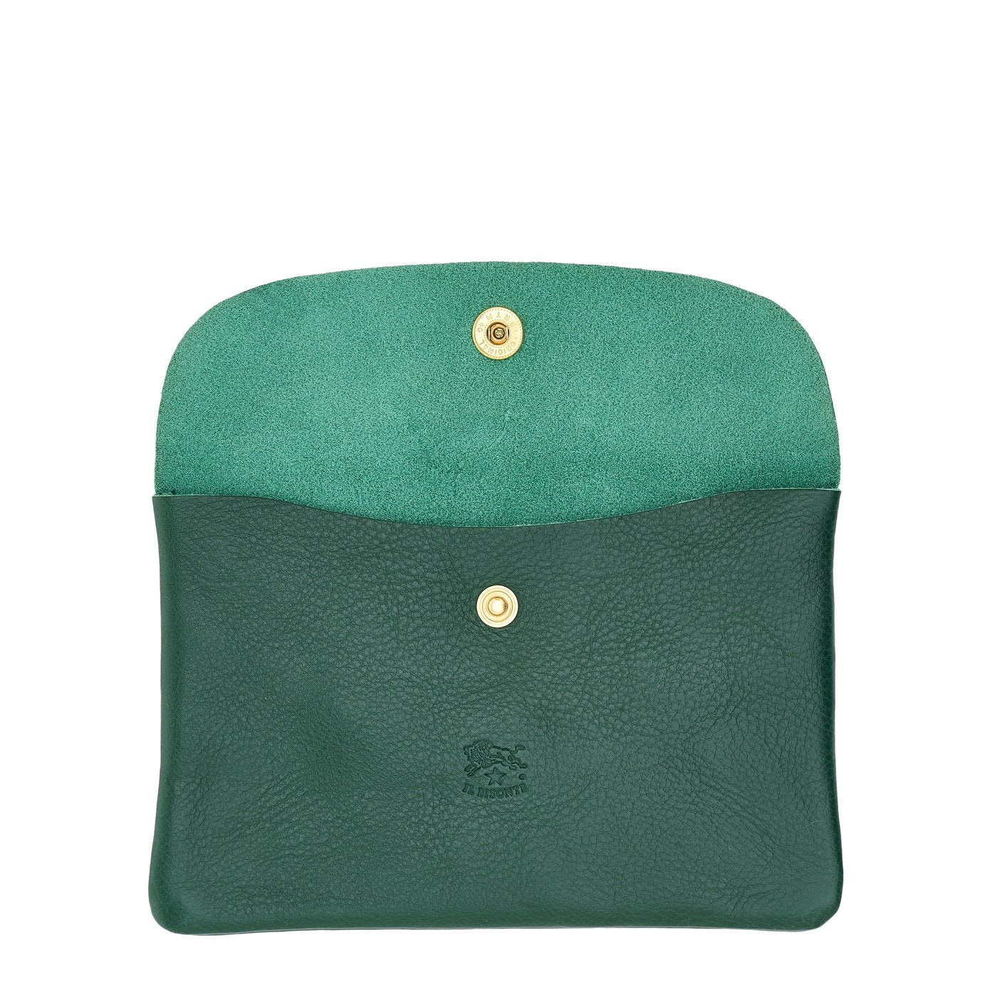 Case  in leather color green oleandro — 
interior detail view
 — 3 of 3