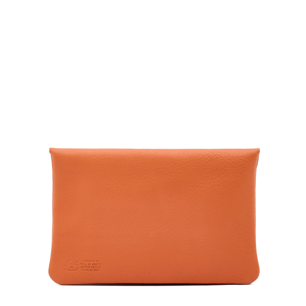 Custodia in pelle colore arancio pontormo