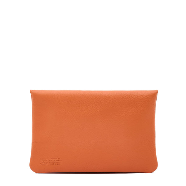 Custodia in pelle colore arancio pontormo