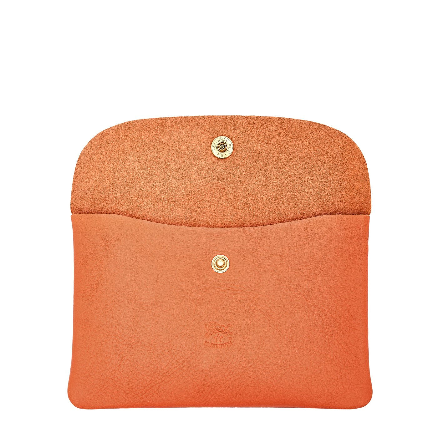 Custodia in pelle colore arancio pontormo