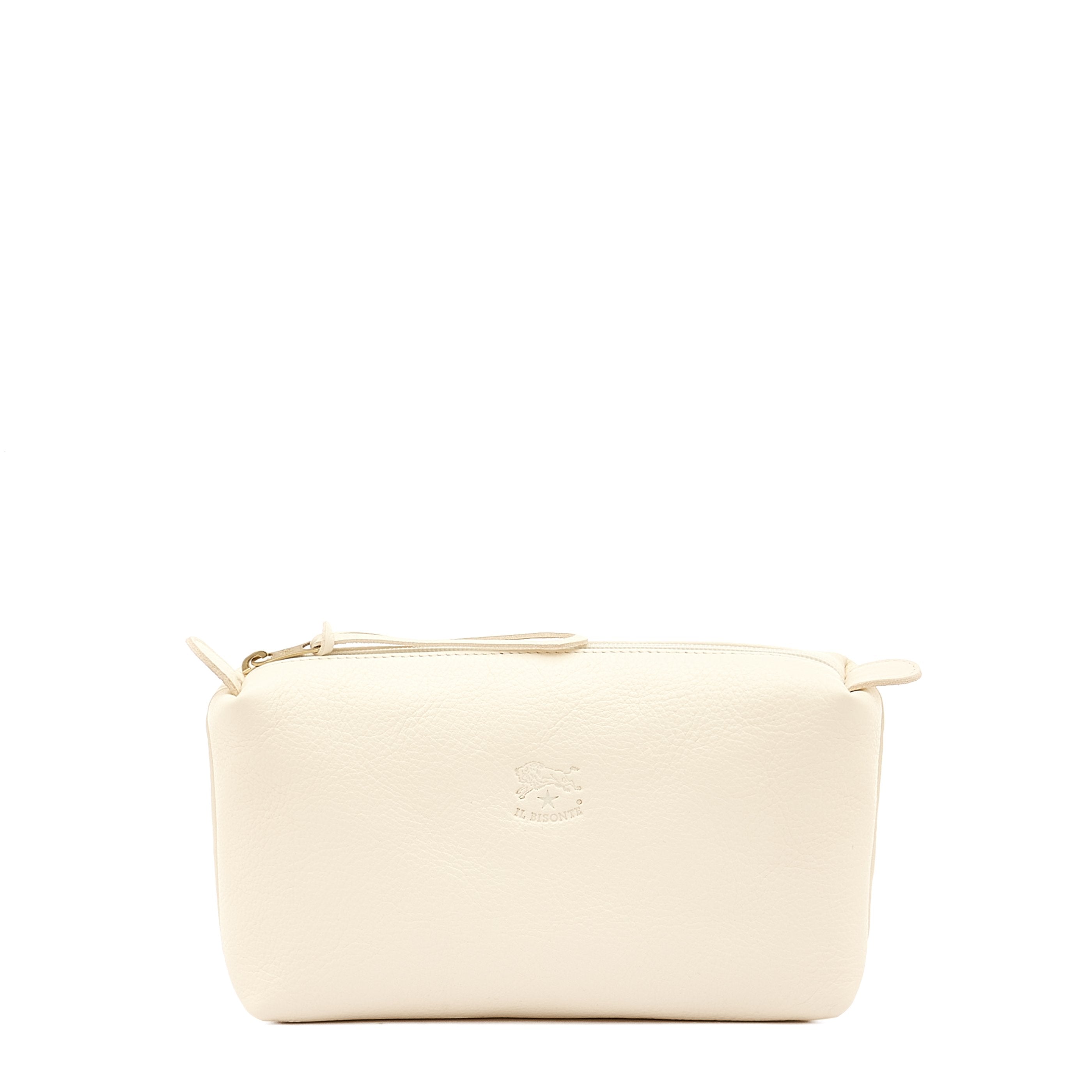 Women's case in leather color white