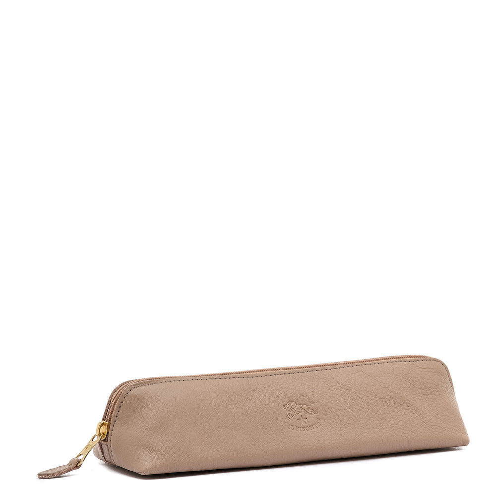 Astuccio da donna in pelle colore beige vasari
