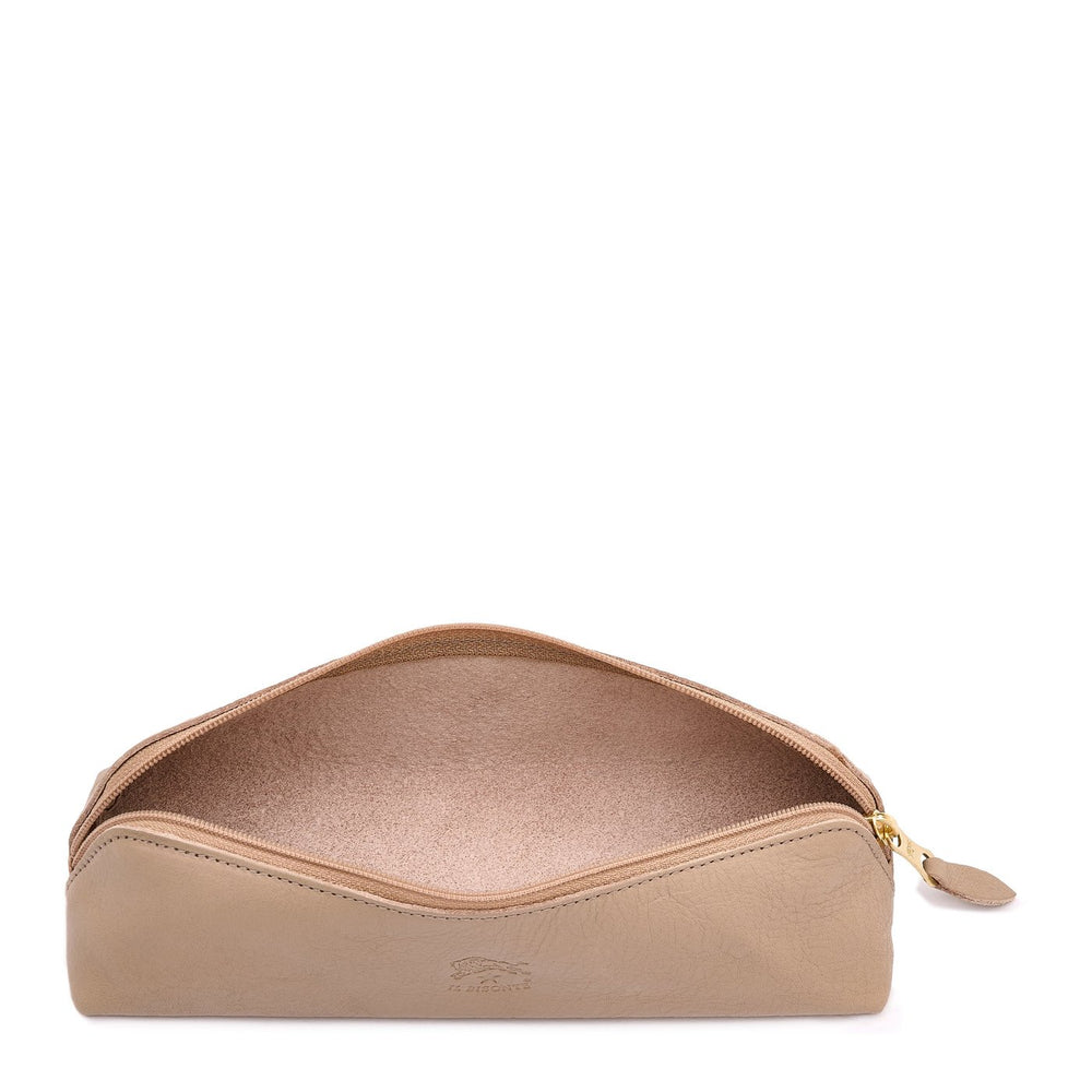 Astuccio da donna in pelle colore beige vasari