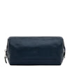 Populonia | Men's case in vintage leather color mezzanotte blue
