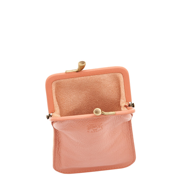 Case in leather color grapefruit