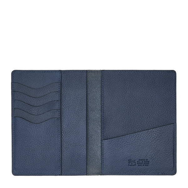 Case in calf leather color blue