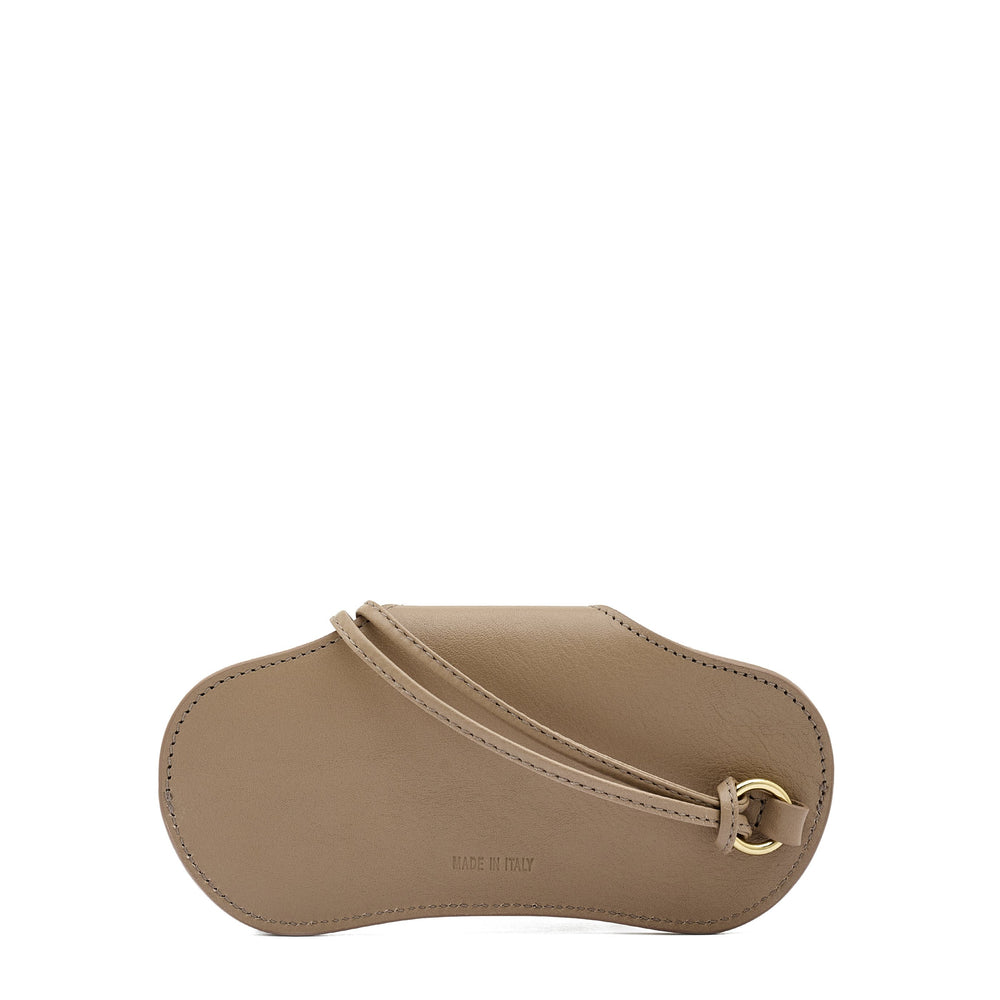 Nina | Custodia Occhiali da donna in pelle colore beige vasari
