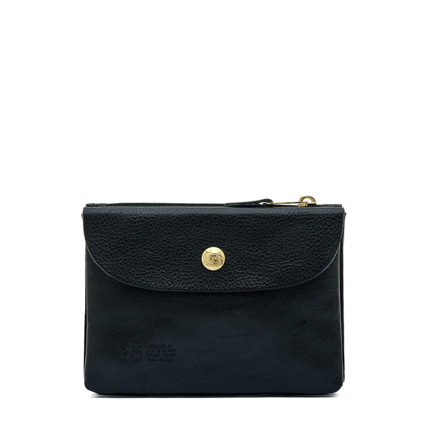 Étui en cuir couleur noir