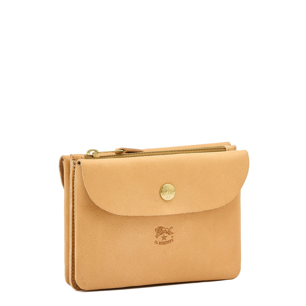 Étui en cuir couleur naturel