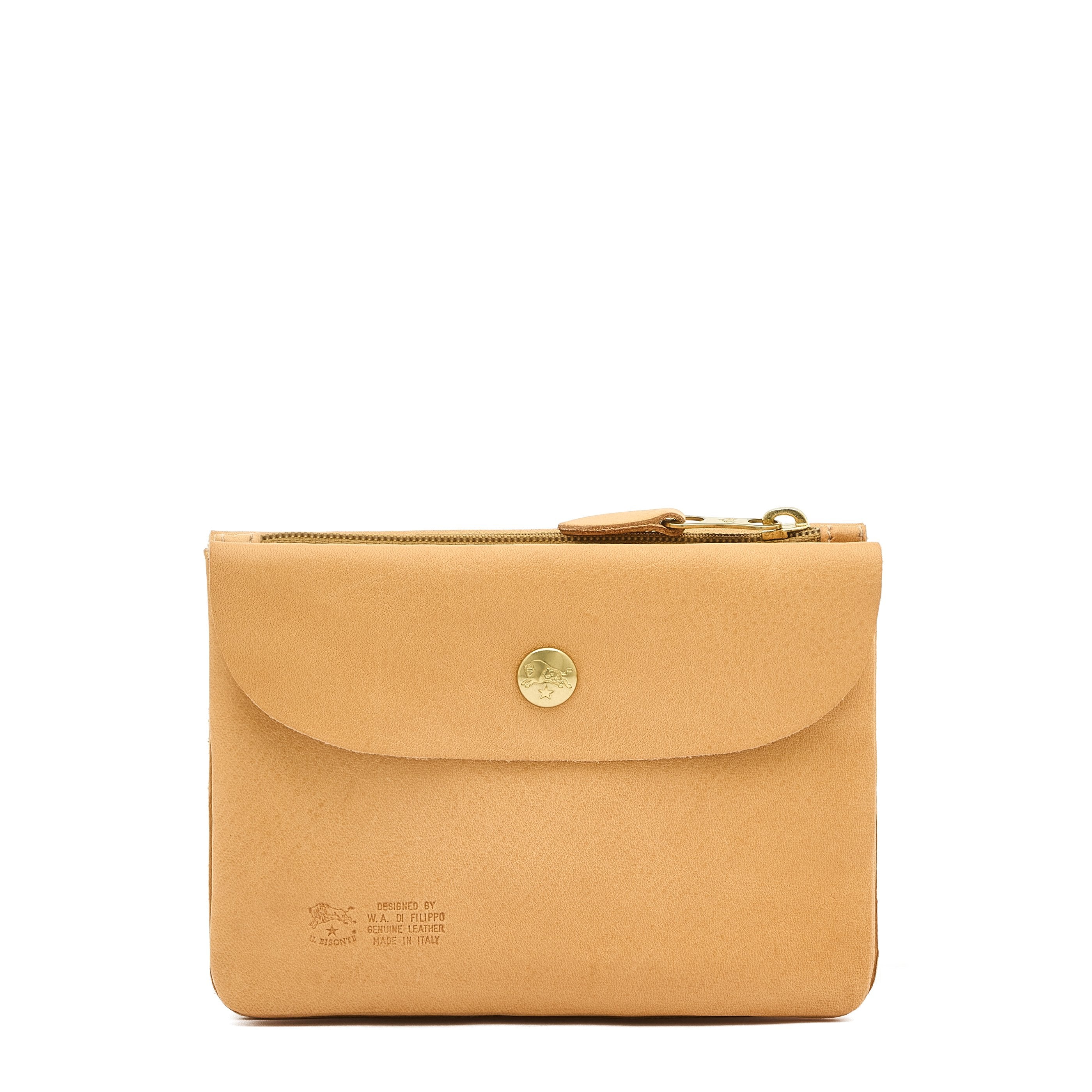 IL BISONTE レザーケース ベージュ レザーソフトケース｜ブレスレット・アクセサリー｜IL BISONTE