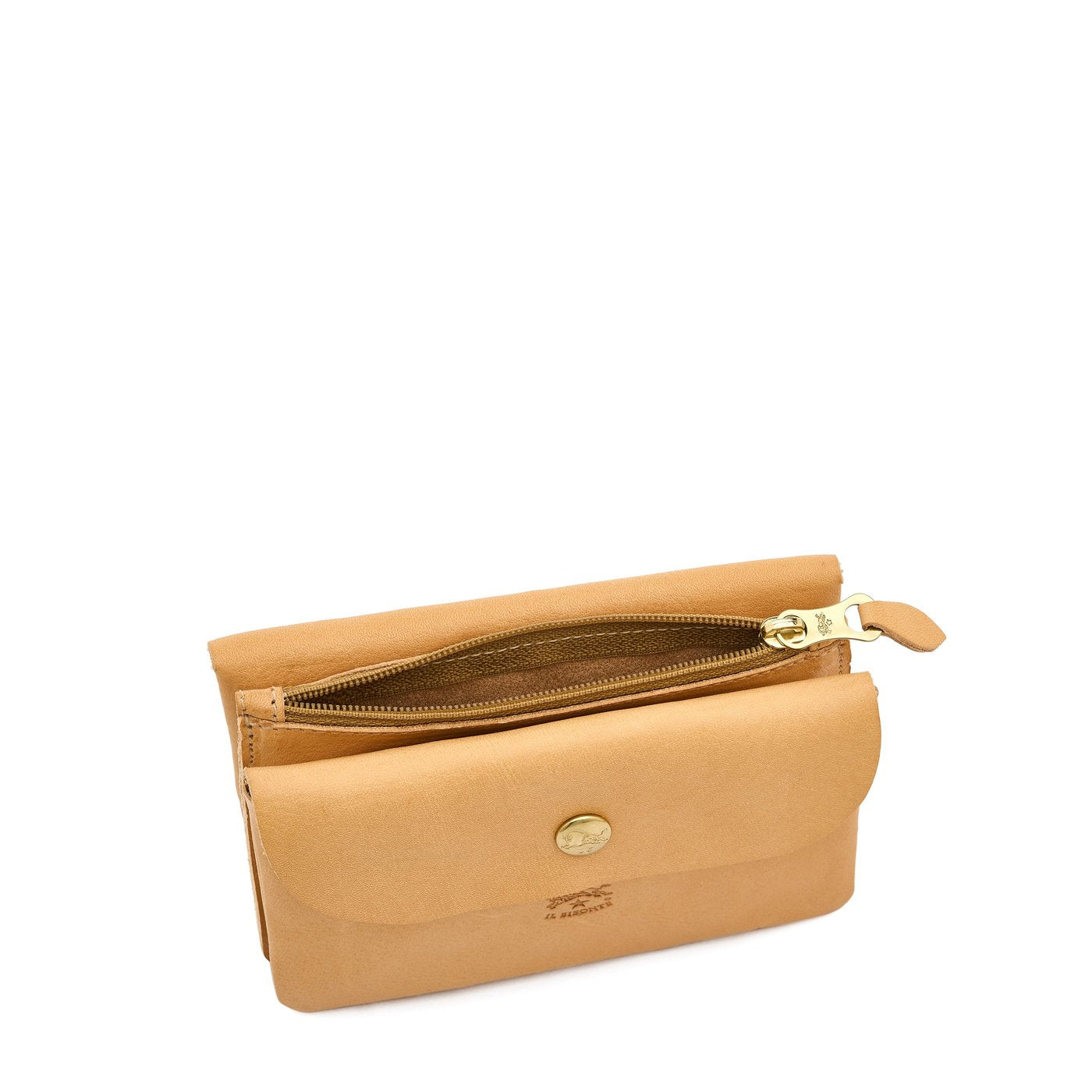 Étui en cuir couleur naturel