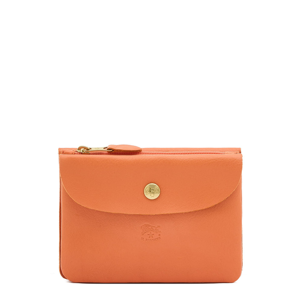 Custodia in pelle colore arancio pontormo