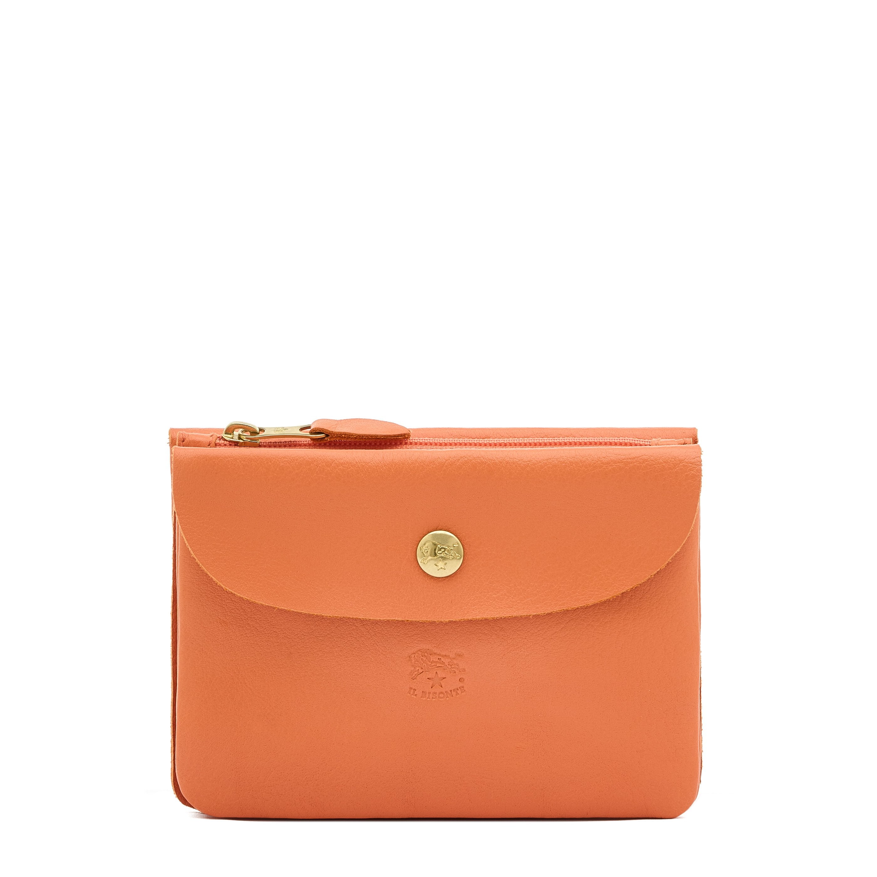 Custodia in pelle colore arancio pontormo