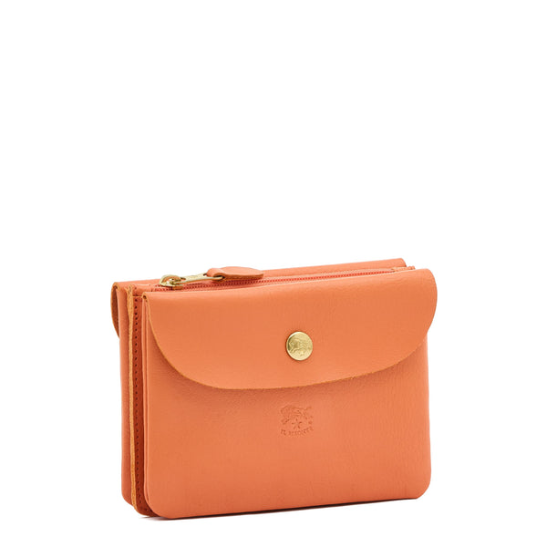Case in leather color orange pontormo