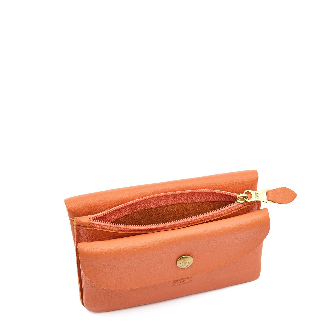 Custodia in pelle colore arancio pontormo