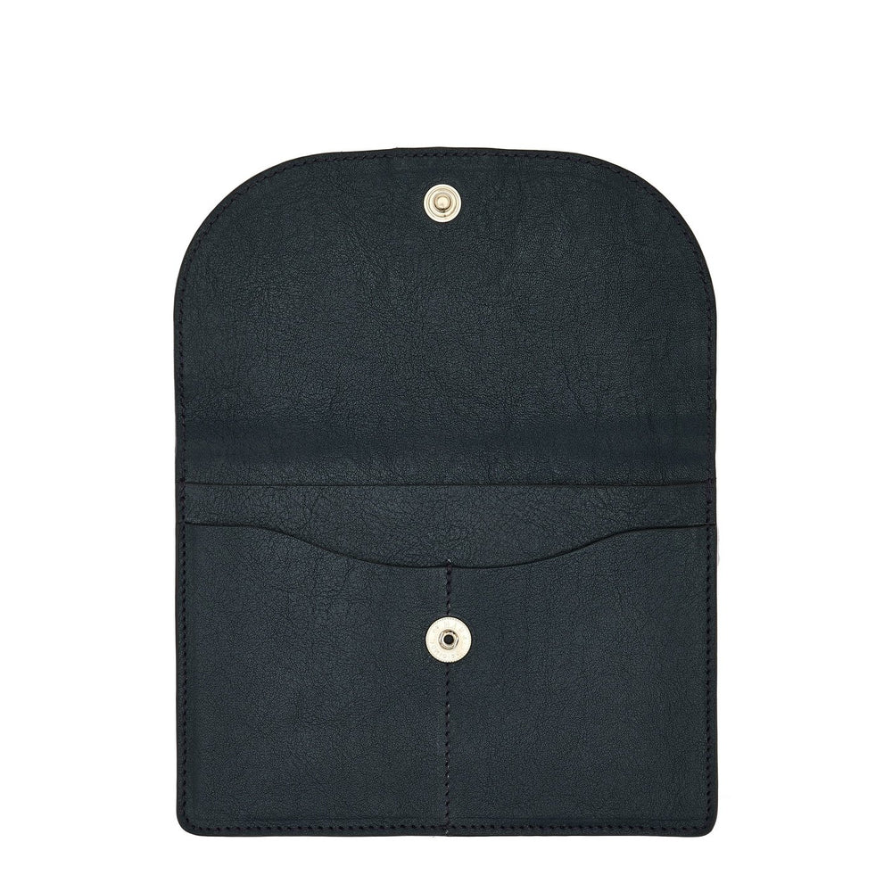 Linea 1990 | Custodia da uomo in pelle invecchiata colore blu mezzanotte