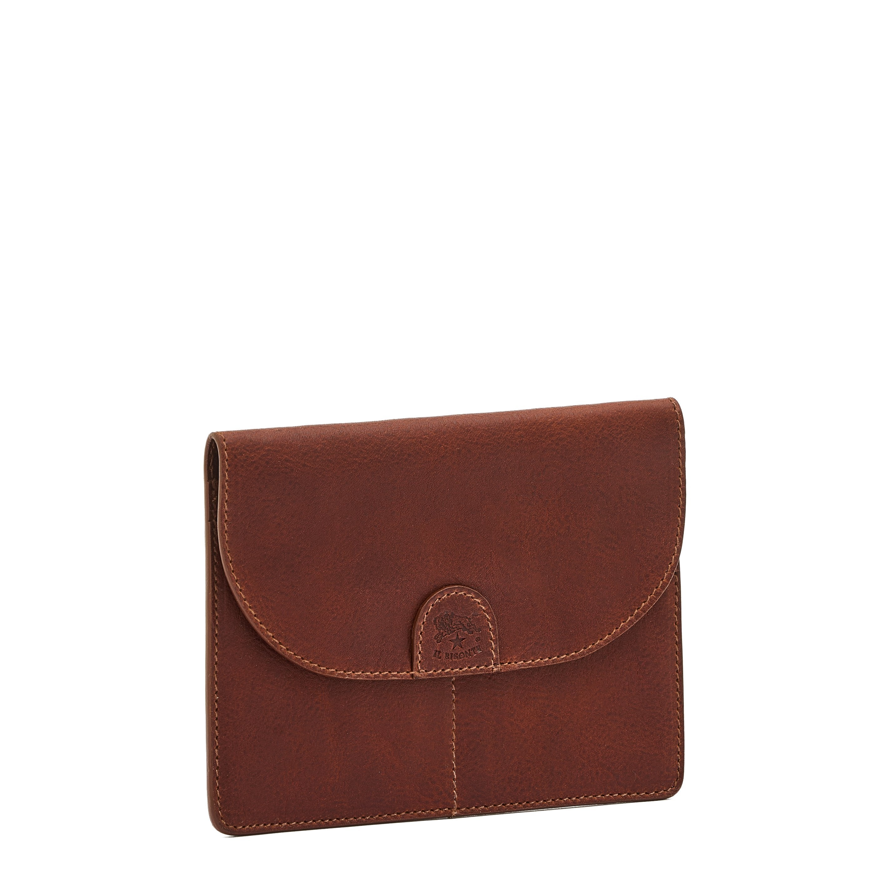 Linea 1990 | Custodia da uomo in pelle invecchiata colore seppia