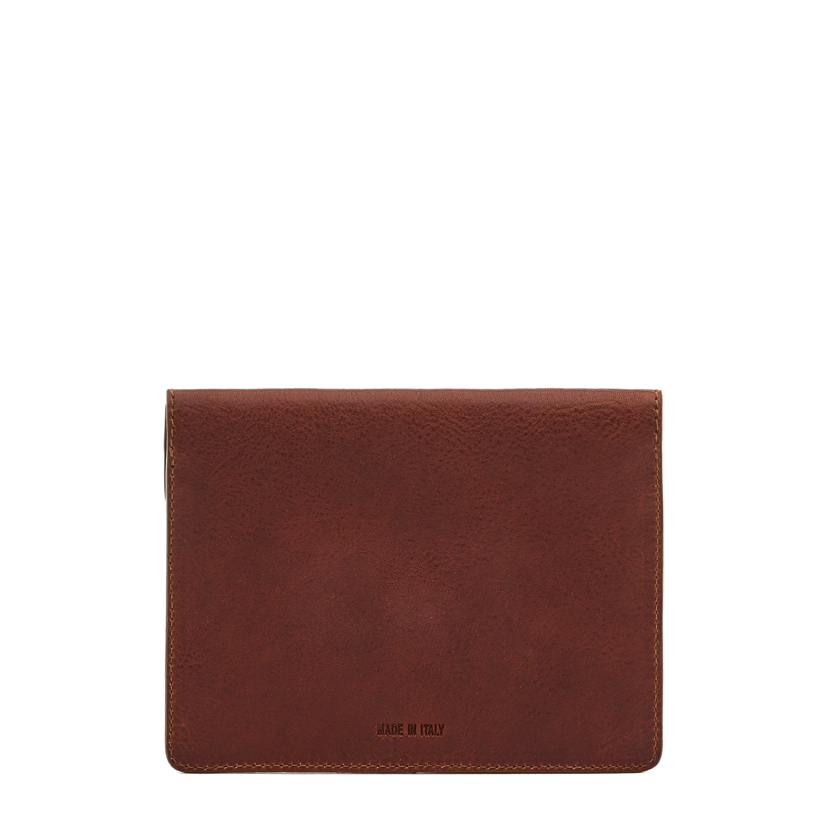 Linea 1990 | Custodia da uomo in pelle invecchiata colore seppia