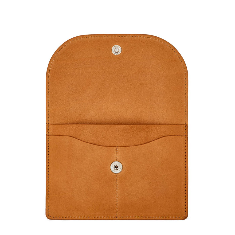 Linea 1990 | Custodia da uomo in pelle invecchiata colore naturale