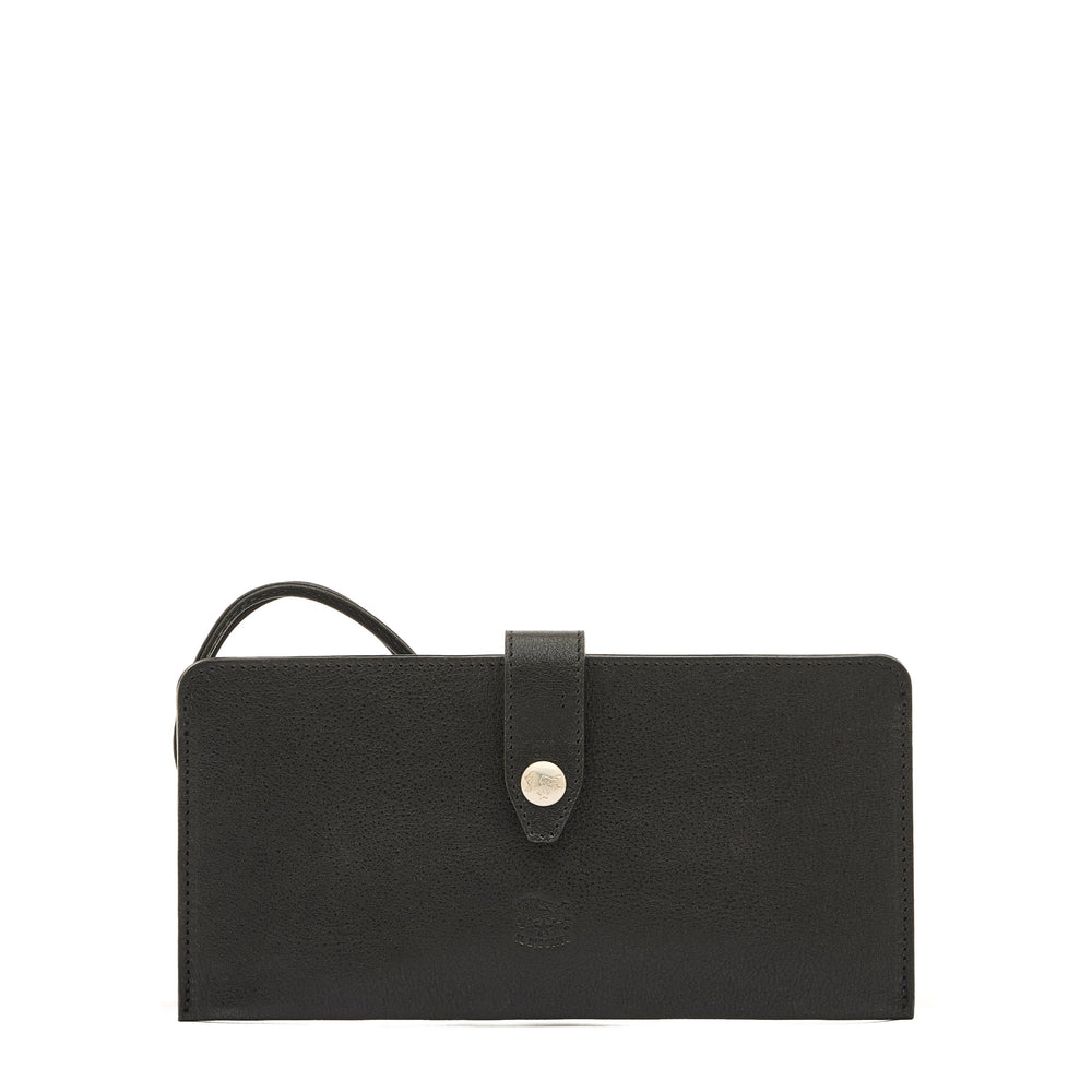 Linea 1990 | Custodia da uomo in pelle invecchiata colore nero